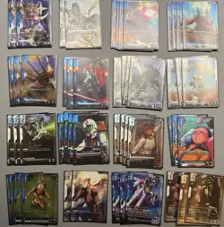 Gundam Card Game Starter Deck ST01 Heroic Beginnings GOD DECK ALL FOIL LR+ C+ - Image 1