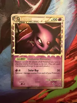Pokemon TCG: Espeon Prime 81/90 HeartGold & SoulSilver Undaunted LP+ - Image 1