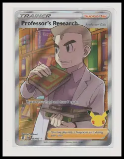 Pokemon Celebrations #024/025 Professor's Research (Full Art) Holo - Image 1