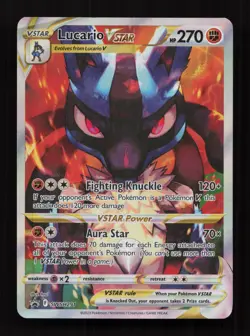 Lucario VSTAR SWSH291 Holo Promo Sword & Shield Promo Pokemon Near Mint - Image 1