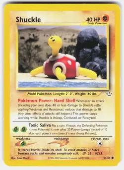 POKEMON SHUCKLE 51 NEO REVELATION UNLIMITED MP - Image 1