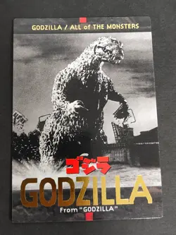 1996 BANDAI CARDDASS MASTERS GODZILLA SP1 GODZILLA card Japanese eb114 - Image 1