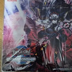 Yu-Gi-Oh! Red Cartesia the Virtuous '22 Championship Judge Card Playmat W/Tube - Image 2
