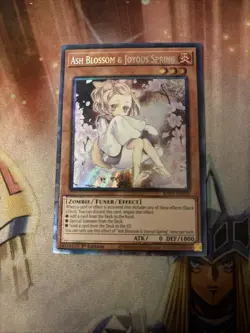 RA04-EN025 Ash Blossom & Joyous Spring Alt Art Collector's Rare YuGiOh - Image 1