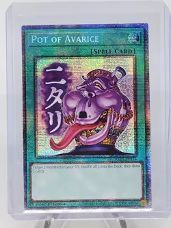 Pot Of Avarice RA05-EN114 Starlight Rare 1st Edition Yugioh Rarity Collection 5 - Image 1