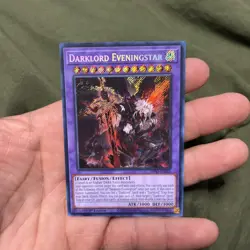 Yugioh Darklord Eveningstar BPRO-EN036 Secret Rare 1st Edition NM - Image 1