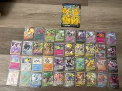 Pokemon TCG Lot Of 43 Vstar EX V IR Shiny Radiant Cards Assortment Various Sets - Image 1