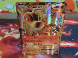 Charizard EX XY29 Black Star Promo Near Mint Sleeved Fresh Pokemon Card NM - Image 1