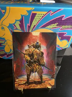 Commander's Plate 50/54 - Art Series - Teenage Mutant Ninja Turtles MTG Art Card - Image 1