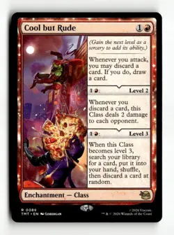 Cool but Rude Teenage Mutant Ninja Turtles 89 NM pokemon card - Image 1