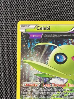 Pokemon Celebi XY93 Promo COSMOS Holo Full Art Pokemon Card LP+ - Image 2