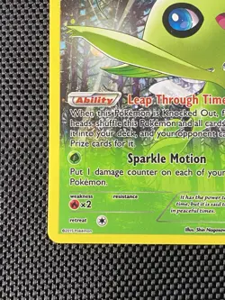 Pokemon Celebi XY93 Promo COSMOS Holo Full Art Pokemon Card LP+ - Image 5