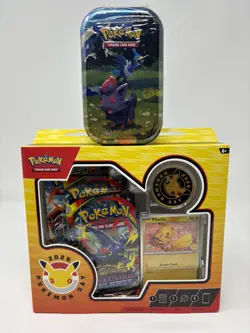 Pokemon TCG Mega Evolution Ascended Heroes Tin & Pokemon Card Day 2026 Box - Image 1