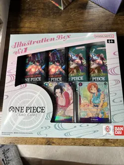 One Piece Bandai TCG Card Game - Illustration Box Vol 1 SEALED - Image 1