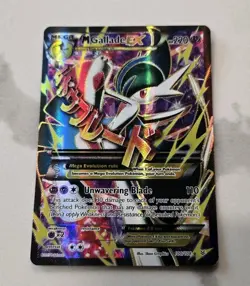Pokemon TCG M Gallade EX Full Art Holo Rare Card 100/108 Roaring Skies - Image 1