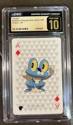 Froakie Pokemon Playing Cards (2013) JPN X Deck CGC Pristine 10 - Image 1