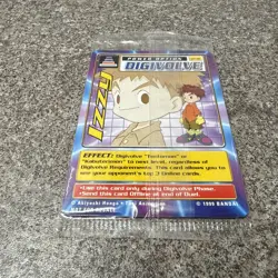 Izzy Izumi CP - 41 Promo Mint Digimon 1999 Bandai Card - Image 3