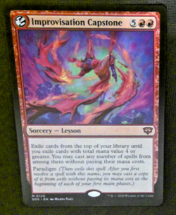 Improvisation Capstone NM - MTG: Secrets of Strixhaven SOS M0120 [Regular] - Image 1