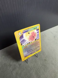 2002 Pokemon Expedition Clefable Reverse Holo 07/165 Rare E-reader Vintage LP - Image 5