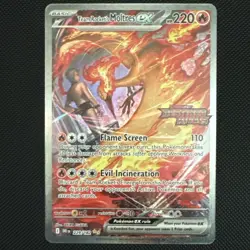 Pokemon TCG Team Rocket’s Moltres ex UPC Promo 229/182 - Image 1
