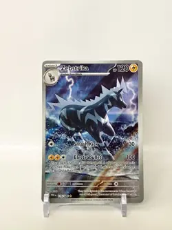 Zebstrika Full Art Holo 115/086 Pokemon Scarlet & Violet White Flare Rare NM - Image 1