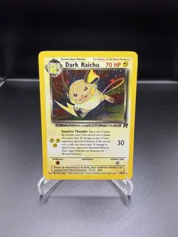 Pokemon TCG Dark Raichu 83/82 Team Rocket Secret Rare Holo Unlimited 2000 - Image 1