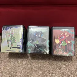 Pokemon TCG: Stacking Tin 2025 - 3 Packs, Stickers - SEALED, IN HAND 3 TINS! - Image 1