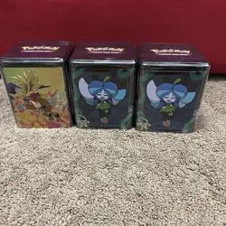 Pokemon TCG: Stacking Tin 2025 - 3 Packs, Stickers - SEALED, IN HAND 3 TINS! - Image 3