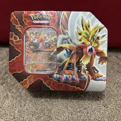 Pokemon TCG Gouging Fire EX Tin Paradox Destinies (Obsidian Temporal Twilight) - Image 1