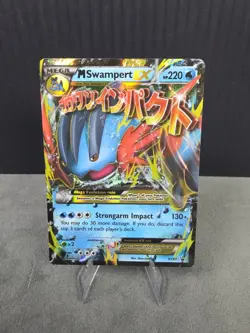 M Swampert EX XY87 XY Black Star Promo Pokemon TCG Full Art Ultra Rare English - Image 1