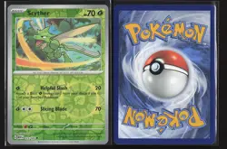 Scyther 123/165 Uncommon 151 Pokemon Reverse Holo Lightly Played - Image 3