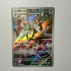 Pokemon TCG Kirlia Illustration Rare Full Art Holo 212/198 SV01 90 HP Psychic - Image 1