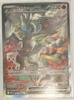 Pokemon Company Reshiram ex 166/086 Sv: White Flare Illustration Rare Holo - Image 1