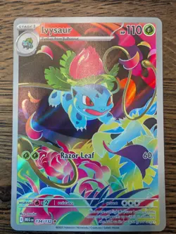 ME01 Ivysaur 134/132 Illustration Rare Mega Evolutions Pokemon NM/M Full Art - Image 1
