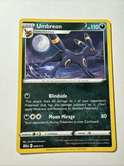 2025 McDonald’s Pokemon Dragon Discovery Non-Holo Umbreon 009/015 - Image 1