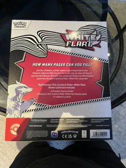 Pokemon White Flare Binder Collection Box Brand New And sealed - Image 2