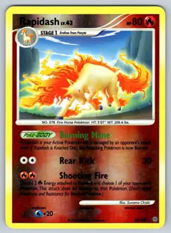 2008 Stormfront Rapidash1 Rare Reverse Holo #22 - Image 1