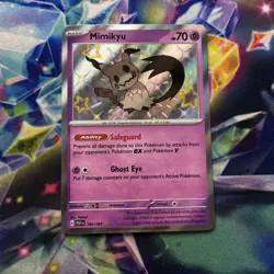 Pokemon TCG Mimikyu #160 Scarlet & Violet Paldean Fates - Image 1