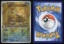 Wimpod 191/182 Illustration Rare Paradox Rift Pokemon LP - Image 3