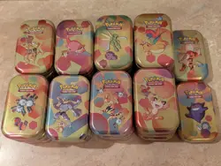 EMPTY Pokemon Scarlet And Violet 151 Mini Tins Lot Of 26. Art And Coin Included - Image 2