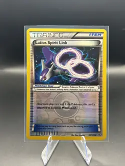2015 Pokemon TCG Roaring Skies Latios Spirit Link 85/108 Reverse Holo Near Mint - Image 1