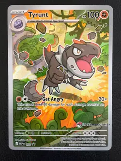 Pokemon Tyrunt Mega Evolution Promos #070 Pokemon Center Stamp Holo - Image 1