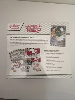 Black Bolt and White Flare POKEMON CENTER ETB Elite Trainer Box SEALED - Image 4