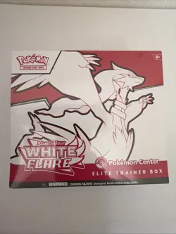 Black Bolt and White Flare POKEMON CENTER ETB Elite Trainer Box SEALED - Image 5