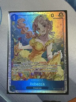 Rebecca One Piece TCG OP15-053 Adventure on Kami's Island English Super Rare SR - Image 1