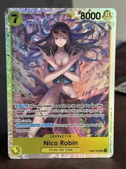 LOT of 3 Nico Robin EB03-055 One Piece CG Extra Booster Heroines Edition SR MINT - Image 5