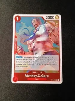 Monkey D. Garp OP13-016 Rare (Foil) - Carrying On His Will - Image 1