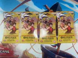 One Piece OP-04 Kingdoms of Intrigue Sleeved Booster Pack English Sealed - Image 1