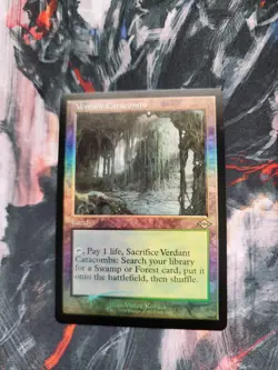 MTG Modern Horizons 2 #440 Verdant Catacombs Retro Frame Foil NM - Image 1