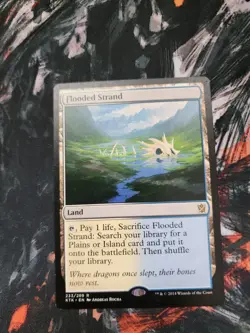 1x Flooded Strand, Khans of Tarkir, LP, MTG - Image 1